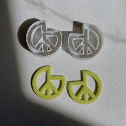 Peace Sign Hoop Set