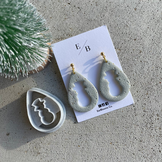 Snowman Tear Drop Cutter